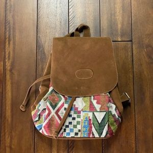 Genuine Columbian Leather Backpack